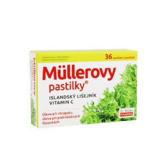 Dr.Muller Pastilky s Islandským lišajníkom 36ks Dr.Muller Pastilky s Islandským lišajníkom 36ks