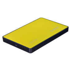 ORICO HDD/SSD KRYT 2,5", USB-A 3.1, ALU, ŽLUTÝ