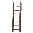 Natural Living drevený rebrík prírodné drevo
