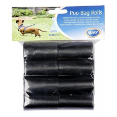 Vrecká DUVO+ na zber psích výkalov čierne 8 x 20 ks