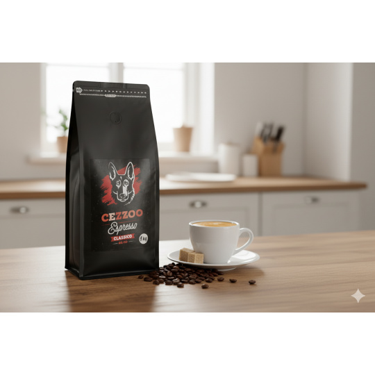 CEZZOO Espresso Classico 1kg zrnková káva CEZZOO Espresso Classico 1kg zrnková káva