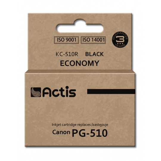 Actis KC-510R Inkoust (náhrada za Canon PG-510; standardní; 12 ml; černý)