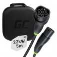 Green Cell EVKABGC01 nabíjecí kabel pro elekromobily Černá Type 2 3 5 m