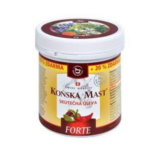 Konská masť hrejivá Forte 250ml