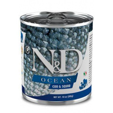N&D DOG OCEAN Adult Treska & Kalamár 285g N&D DOG OCEAN Adult Treska & Kalamár 285g
