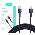 AUKEY CB-NCC2 USB-C Type-C Power Delivery PD 60W 3A 1.8m Nylon Černá