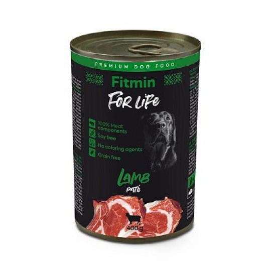 FITMIN for Life Lamb Pate - Mokré krmivo pro psy - 400 g