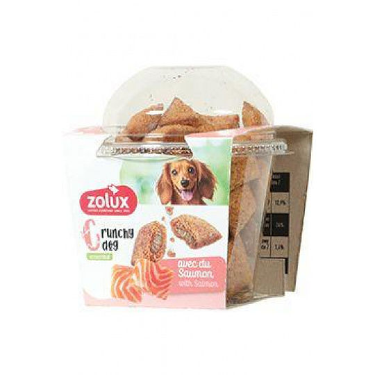 Pochúťka pes CRUNCHY Losos 75g Zolux Pochúťka pes CRUNCHY Losos 75g Zolux