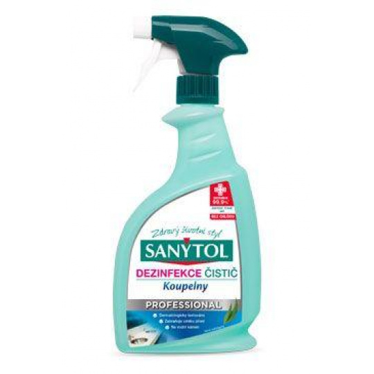 SANYTOL čistič na Kúpeľne PROFESSIONAL 750ml SANYTOL čistič na Kúpeľne PROFESSIONAL 750ml