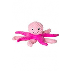 Hračka pes OCTOPUS & STARFISH plyš,TPR ružov.27cm Kiwi