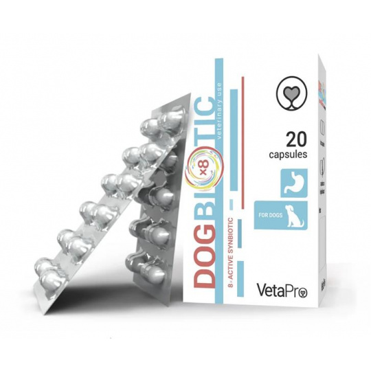 VetaPro Dog Biotic 20 cps. VetaPro Dog Biotic 20 cps.