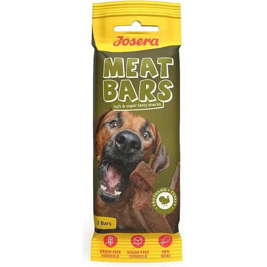 Josera maškrta Dog Meat Bars Turkey 40 g