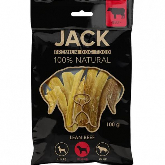 Pamlsok Jack hovädzie chudé kúsky 100g
