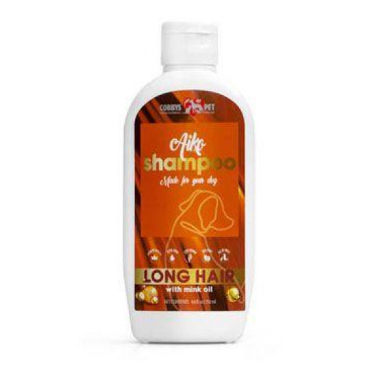 Šampón Aiko pre dlhosrsté psy s norkovým olejom 250ml Šampón Aiko pre dlhosrsté psy s norkovým olejom 250ml