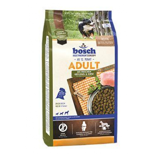 Bosch Dog Adult Drůbeží&Proso 15kg