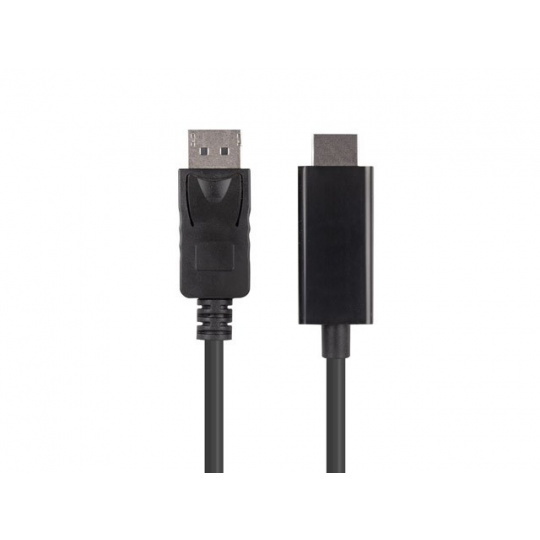 Lanberg CA-DPHD-11CC-0030-BK kabelová redukce DisplayPort HDMI Černá