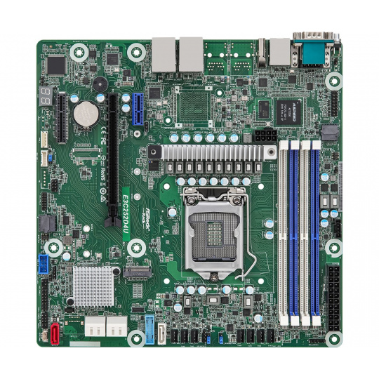 Asrock E3C252D4U základní deska Intel C252 LGA 1200 (Socket H5) Micro ATX