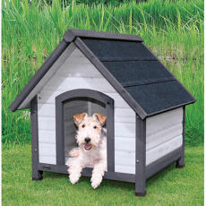 Natura búda pre psa so sedlovou strechou, S-M: 71 x 77 x 76 cm, sivá Natura búda pre psa so sedlovou strechou, S-M: 71 x 77 x 76 cm, sivá