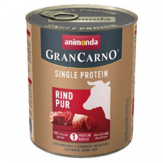GRANCARNO Single Protein 800 g čisté hovädzie, konzerva pre psy GRANCARNO Single Protein 800 g čisté hovädzie, konzerva pre psy