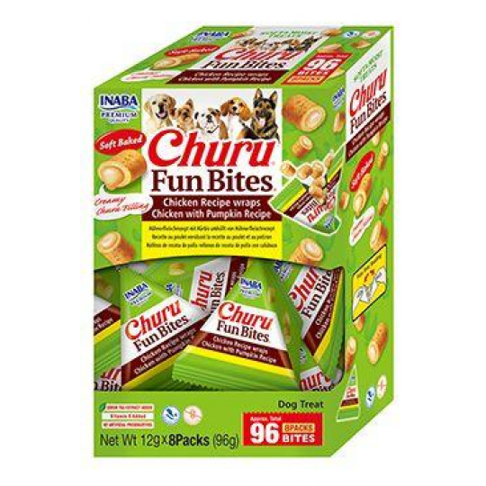 Churu Dog BOX Fun Bites Chicken wraps Chick&Pumpk8x12g Churu Dog BOX Fun Bites Chicken wraps Chick&Pumpk8x12g