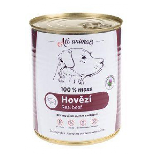 All Animals DOG konz. Hovädzie mleté 800g