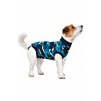 Obleček ochranný Suitical Dog BLUE CAMO 33cm XXS