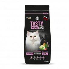 BIOFEED Tasty Cats Life Hairball Rabbit - suché krmivo pro kočky - 1,5kg