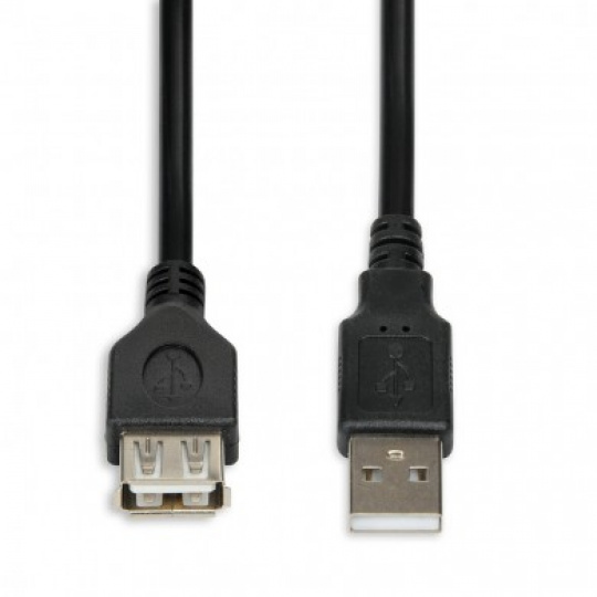 iBox IKU2P18 USB kabel 1,8 m USB 2.0 USB A Černá