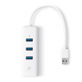 TP-Link UE330 dokovací stanice/replikátor portů Kabel USB 3.2 Gen 1 (3.1 Gen 1) Type-A Bílá