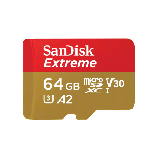 SanDisk Extreme 64 GB MicroSDXC UHS-I Třída 10