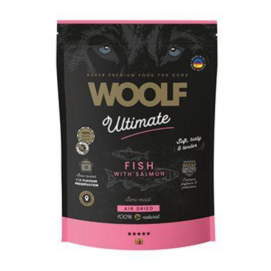 WOOLF Ultimate DogFood Semi-Moist Fish with Salmon 1kg