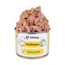 All Animals mačkopes konz. Kuracie mleté 200g All Animals mačkopes konz. Kuracie mleté 200g