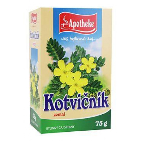Čaj Apotheke Kotvičník zemný vňať sypaný 75g