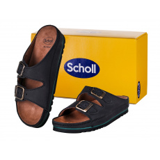 Scholl Air Bag - unisex sandály černé, velikost 36