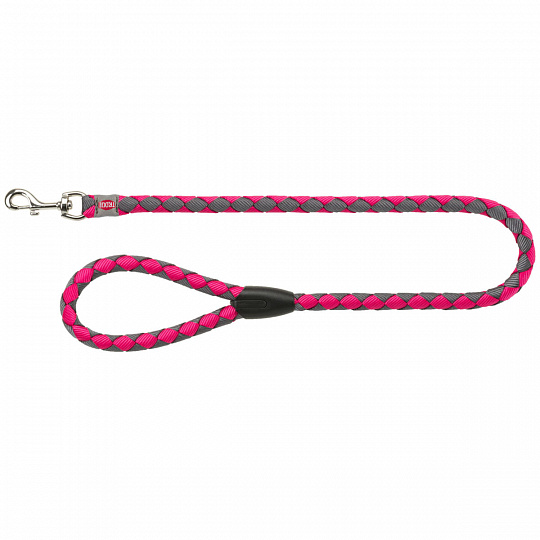 Vodítko CAVO okrúhle - fuchsiová/grafitová