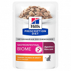 HILLS PD Fe i/d GASTROINTESTINAL BIOME Chicken Vrecúško 12 x 85 g