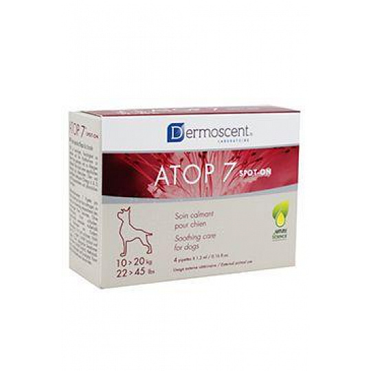 Dermoscent Atop 7 spot-on 10-20 kg 4 pipety Dermoscent Atop 7 spot-on 10-20 kg 4 pipety