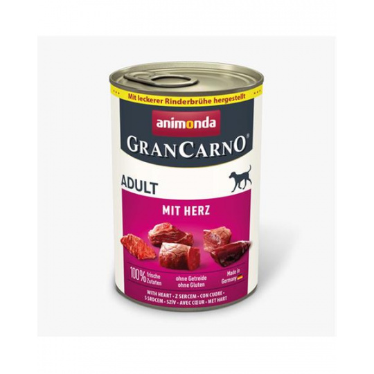 Animonda GRANCARNO® dog adult srdiečka bal. 6 x 400g konzerva Animonda GRANCARNO® dog adult srdiečka bal. 6 x 400g konzerva