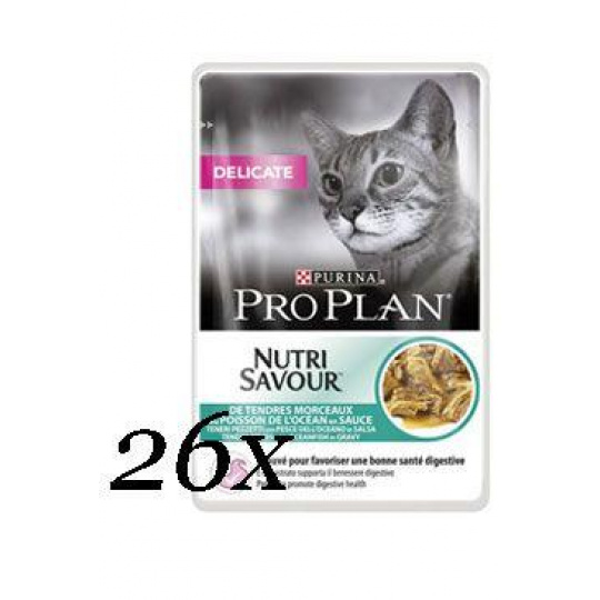 ProPlan Cat  kaps. Delicate ryba 26x85g