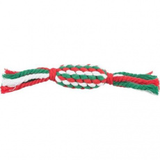 Xmas CANDY - vánoční uzlovaný bombon , 24 cm, bavlněné lano