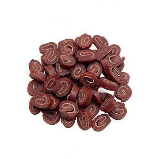 Pochúťka Rolka kačica s treskou mini 80g Pochúťka Rolka kačica s treskou mini 80g