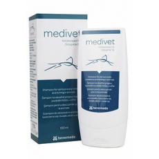 Medivet šampón proti šupinám.a svrbenie kože zvierat 100ml