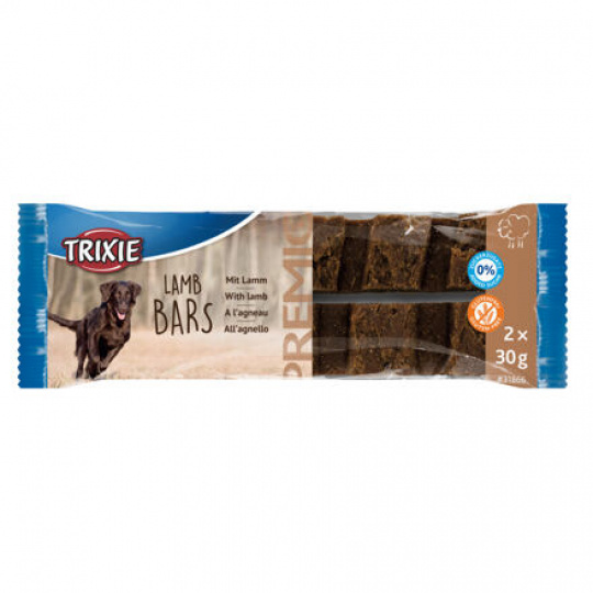 PREMIO Lamb Bars - jehněčí tyčinky 2 x 30g - DOPRODEJ