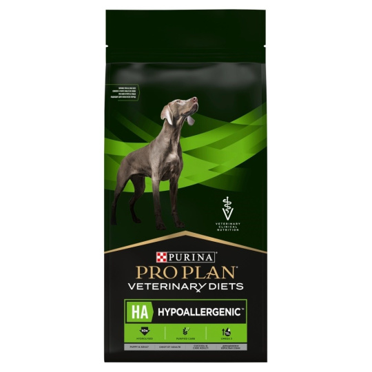 PURINA Pro Plan Veterinary Diets Canine HA Hypoallergenic - suché krmivo pro psy - 11 kg