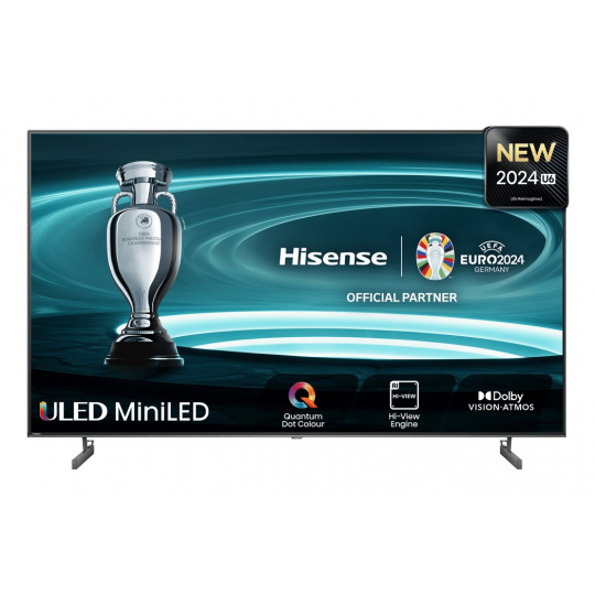 Hisense 55U6NQ televizor 139,7 cm (55") 4K Ultra HD Smart TV Wi-Fi Šedá 600 cd/m²