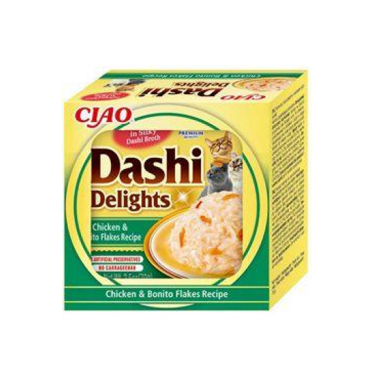 Churu Cat Dashi Delights Chicken&Bonito Flakes 70g Churu Cat Dashi Delights Chicken&Bonito Flakes 70g