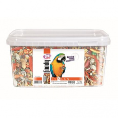 LOLO Foody kompl.krmivo pre veľké papagáje 3L/1,5kg vedro