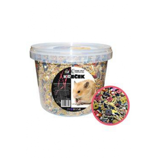 FINE PET Škrečok Premium vedro 1,7kg FINE PET Škrečok Premium vedro 1,7kg