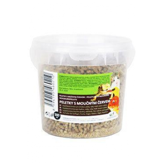 UGF peletky s múčnym červom 500ml 350g UGF peletky s múčnym červom 500ml 350g