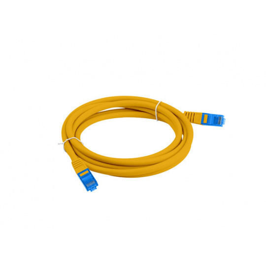 LANBERG PATCHCORD S/FTP CAT.6A 0,5M ORANŽOVÝ LSZH